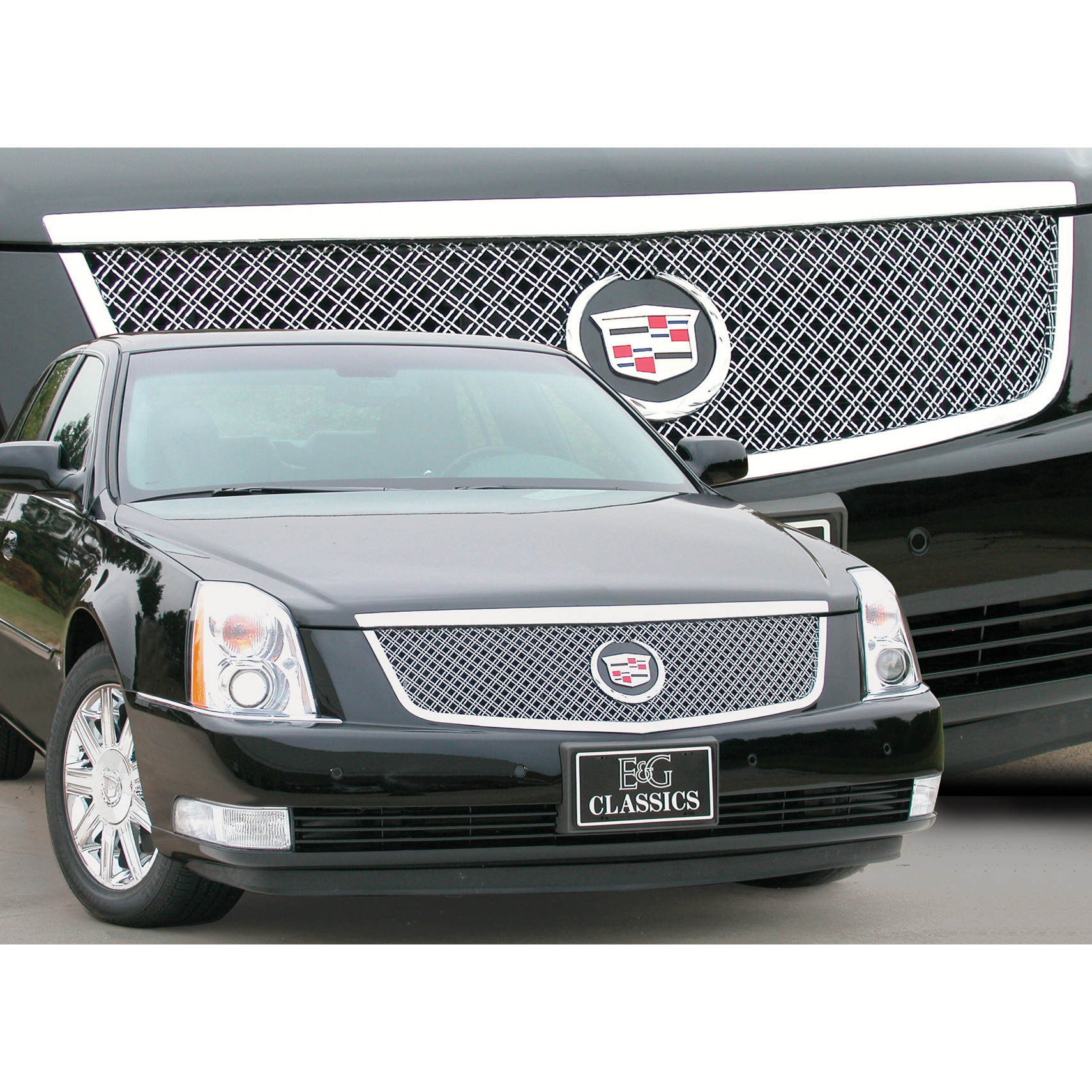 Eandg Classics 2006 2011 Cadillac Dts Grille Dual Weave Mesh Grille Upper Only 1986 0104 06d 9867