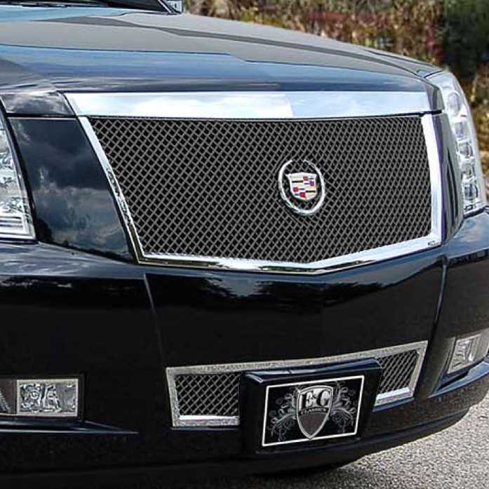 E G Classics Cadillac Escalade Grille Pc Heavy Mesh Grille Black Ice Mesh B