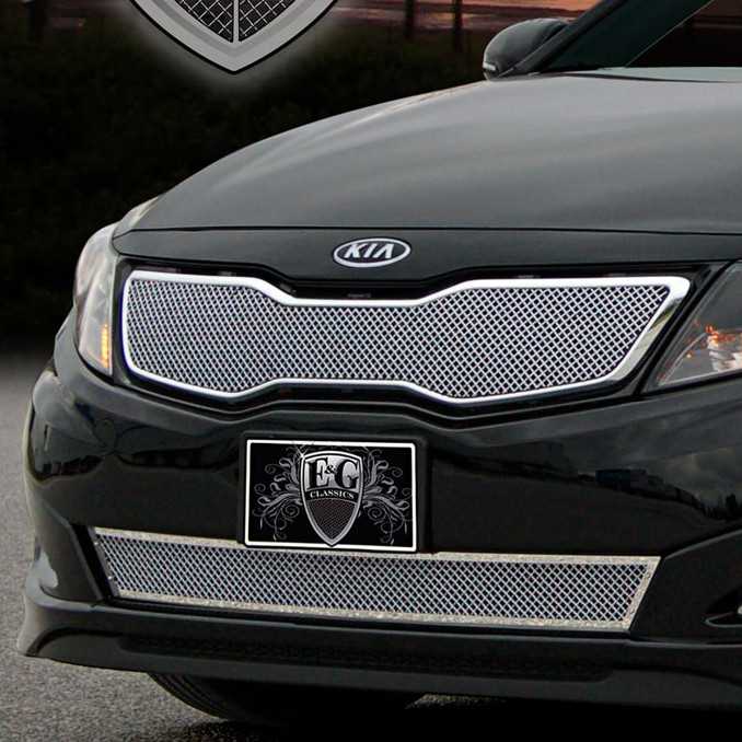 Eandg Classics 2011 2013 Kia Optima Grille 2 Pc Fine Mesh Grille 1310