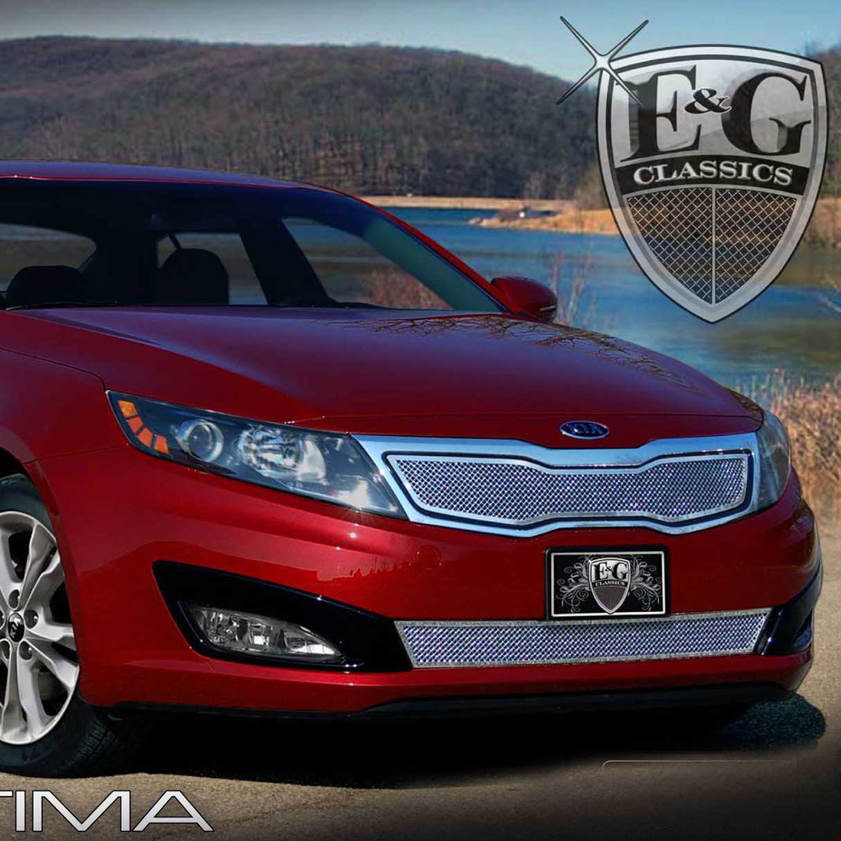 Eandg Classics 2011 2013 Kia Optima Lxex Sedan Grille 2 Pc Fine Mesh