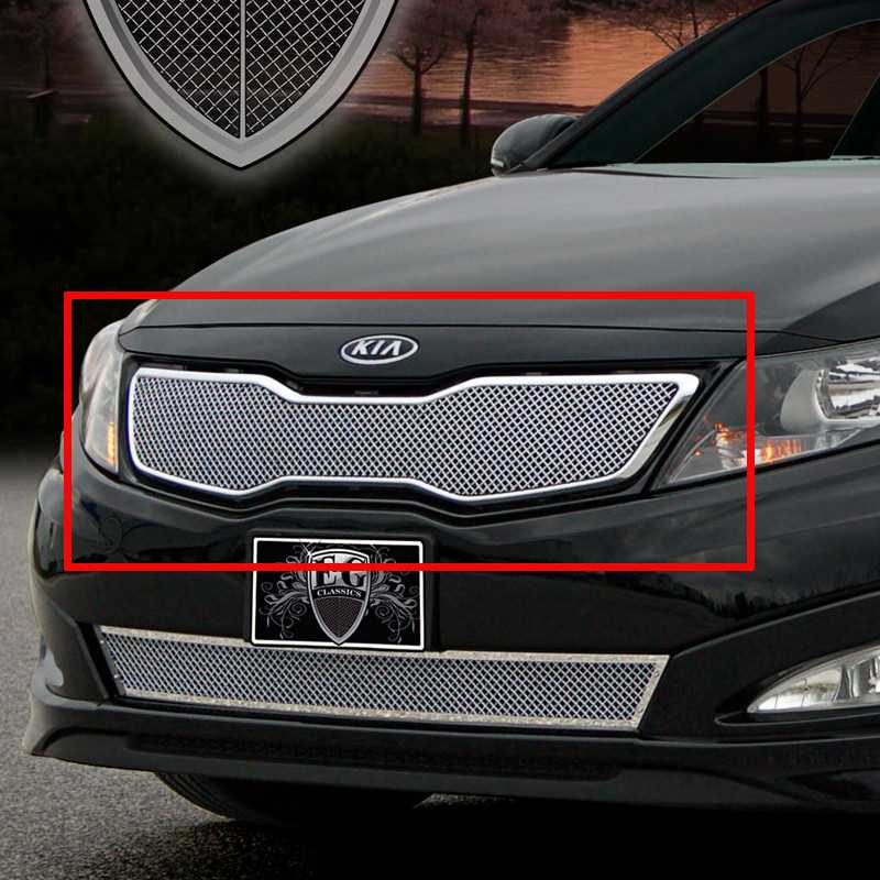 Eandg Classics 2011 2013 Kia Optima Grille Upper Fine Mesh Grille 1310