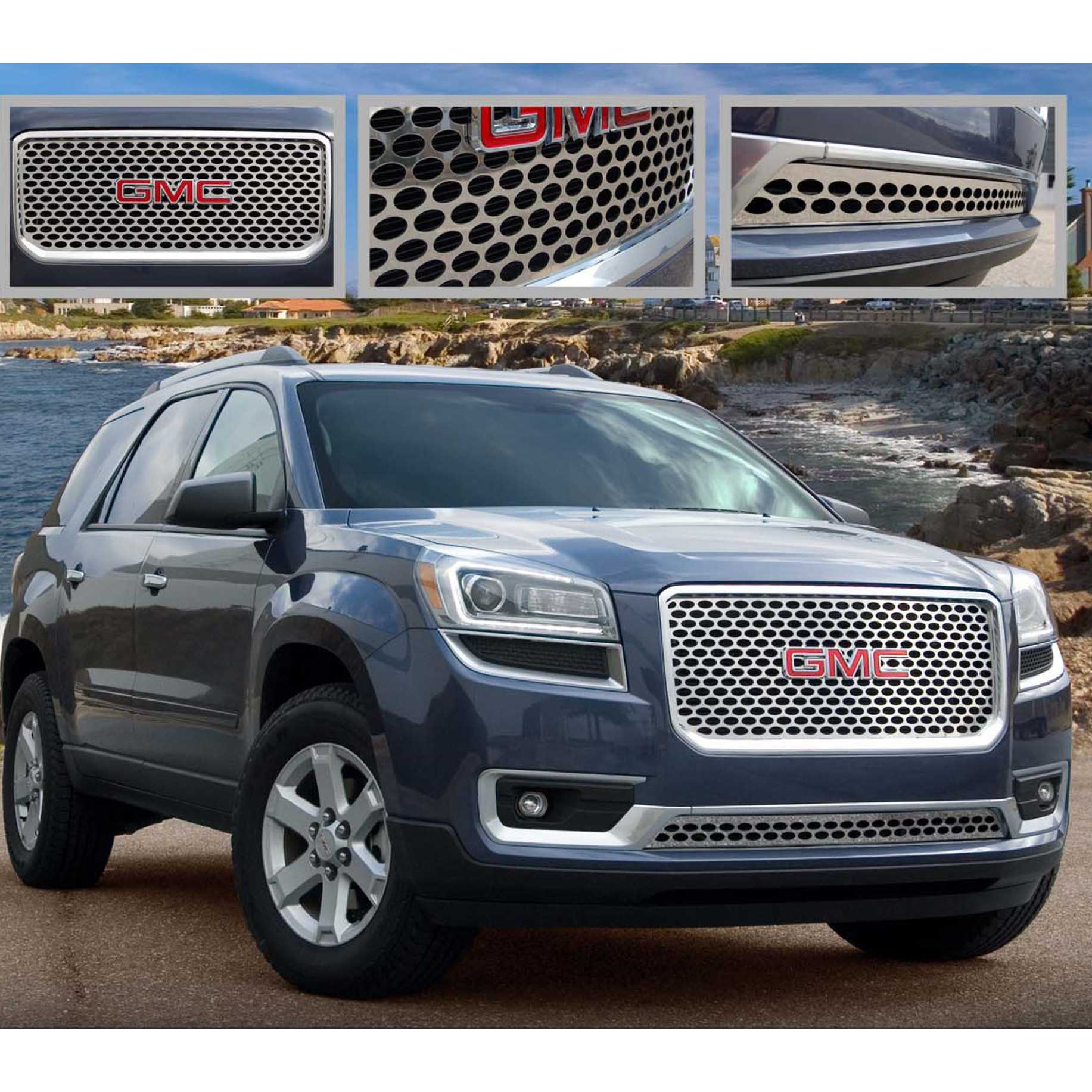 Eandg Classics 2013 2016 Gmc Acadia Grille 2pc Denali Style Z Grille