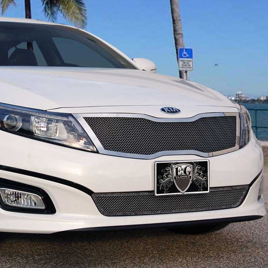 Eandg Classics 2014 2015 Kia Optima Lxex Sedan Grille 2 Pc Fine Mesh