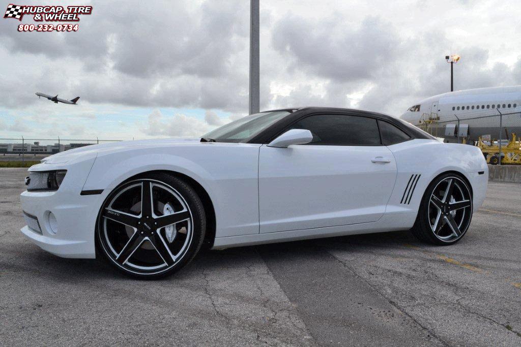 vehicle gallery/chevrolet camaro dub 5ive s  Brushed Face, Hi Luster Windows wheels and rims