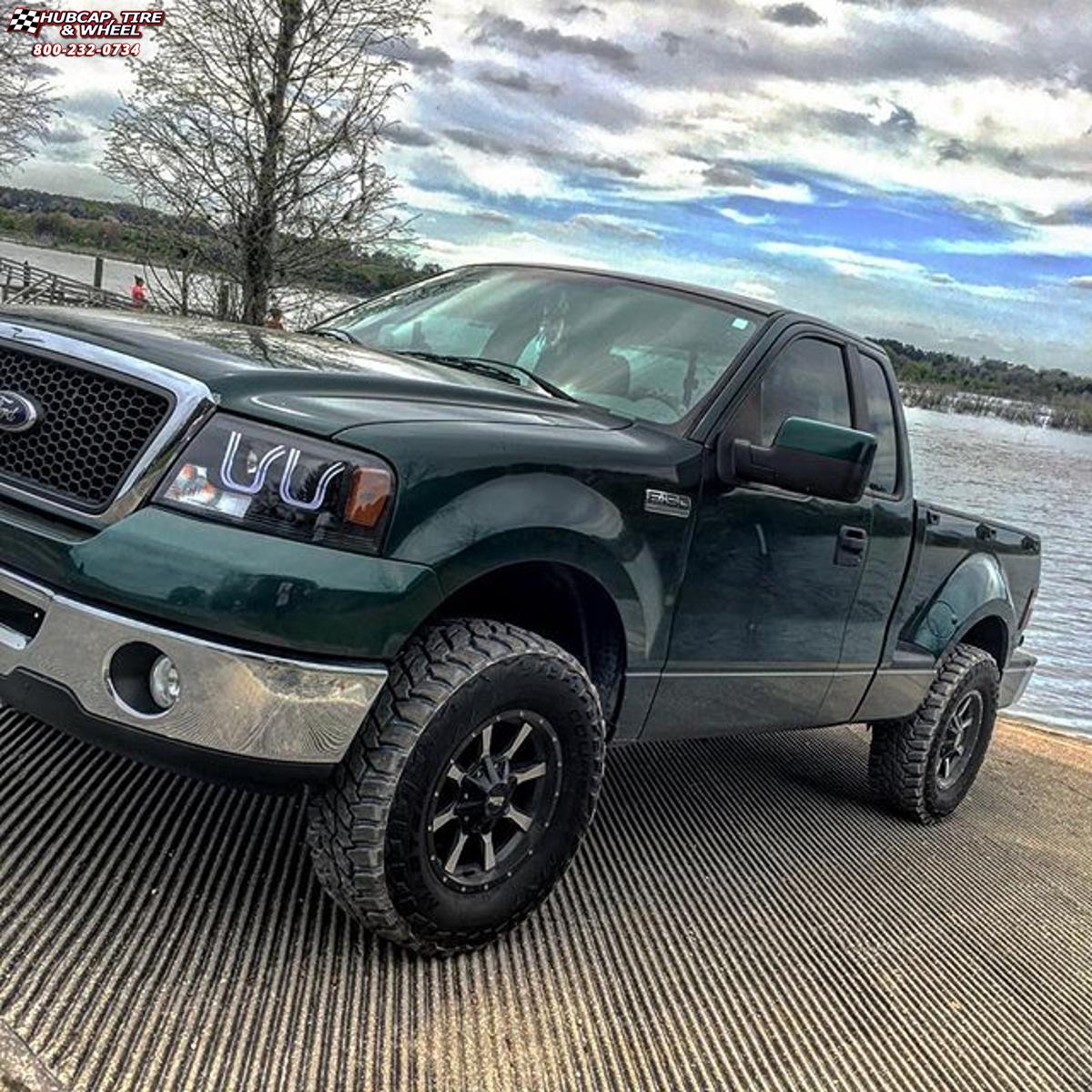 Ford F 150 Moto Metal MO970 Gloss Black Machined Face 0 X 0