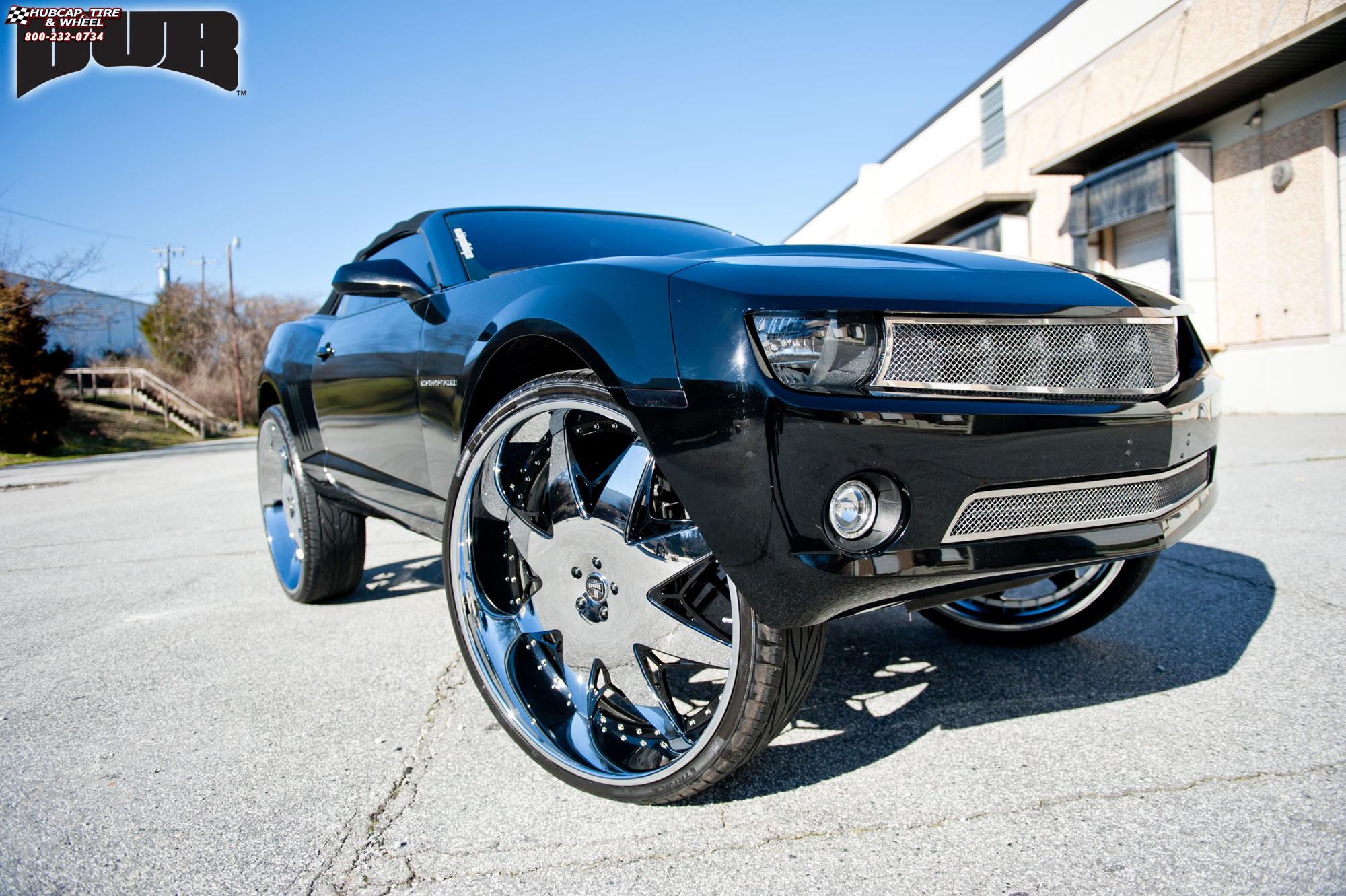 vehicle gallery/chevrolet camaro dub x 69 32X10  Chrome wheels and rims