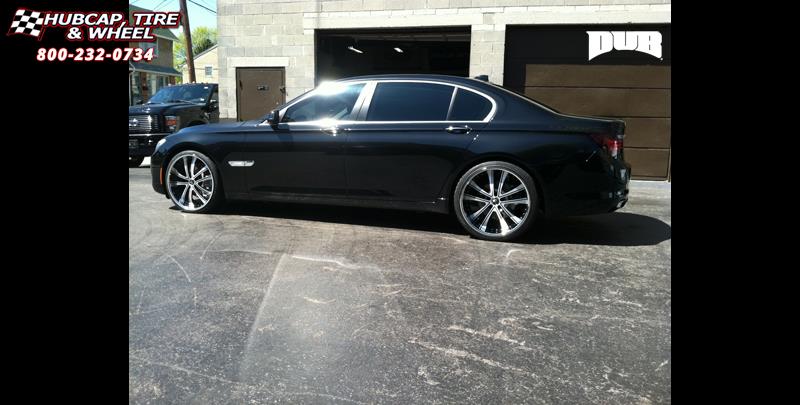 vehicle gallery/bmw 7 series dub c15 technic 22X9 Custom Color Finish wheels and rims