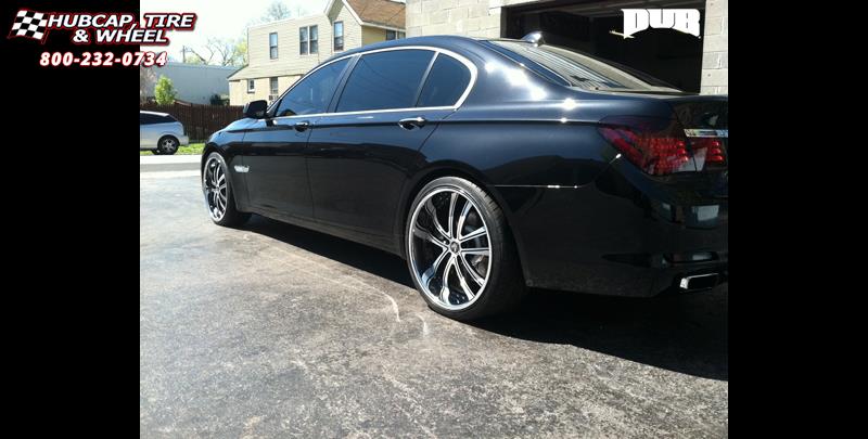 vehicle gallery/bmw 7 series dub c15 technic 22X9 Custom Color Finish wheels and rims