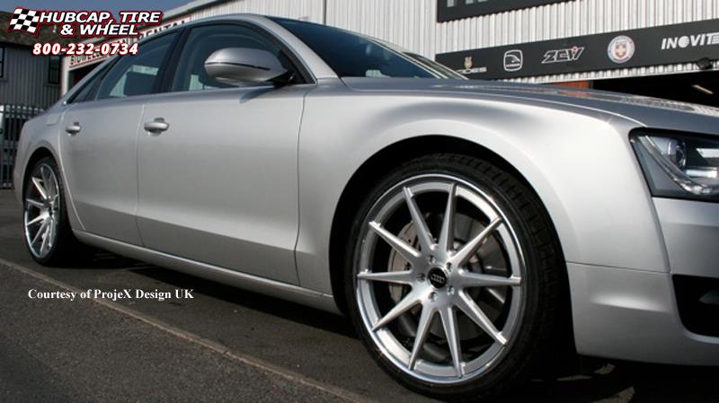 vehicle gallery/audi a8 dub x 47 22x9  Silver wheels and rims