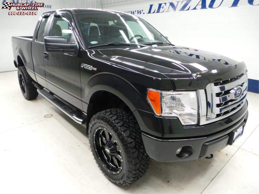 vehicle gallery/ford f 150 moto metal mo962  Gloss Black & Milled wheels and rims