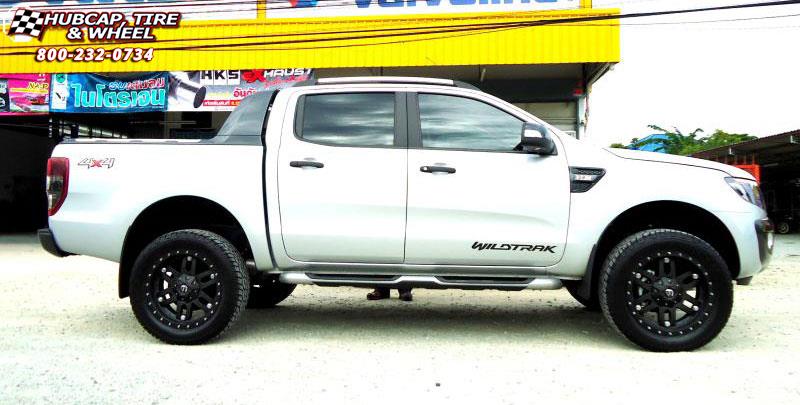 vehicle gallery/ford ranger fuel mojave 0X0  Black wheels and rims