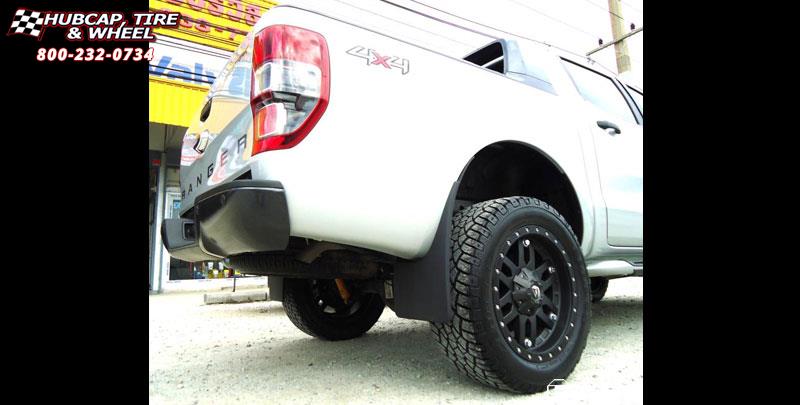 vehicle gallery/ford ranger fuel mojave 0X0  Black wheels and rims