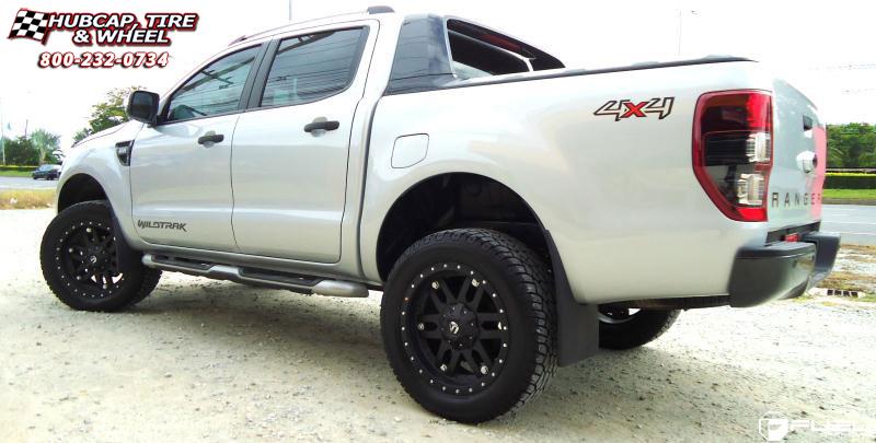 vehicle gallery/ford ranger fuel mojave 0X0  Black wheels and rims