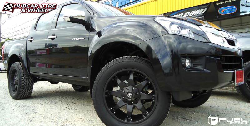 vehicle gallery/isuzu v cross fuel octane d509 20X9  Matte Black wheels and rims