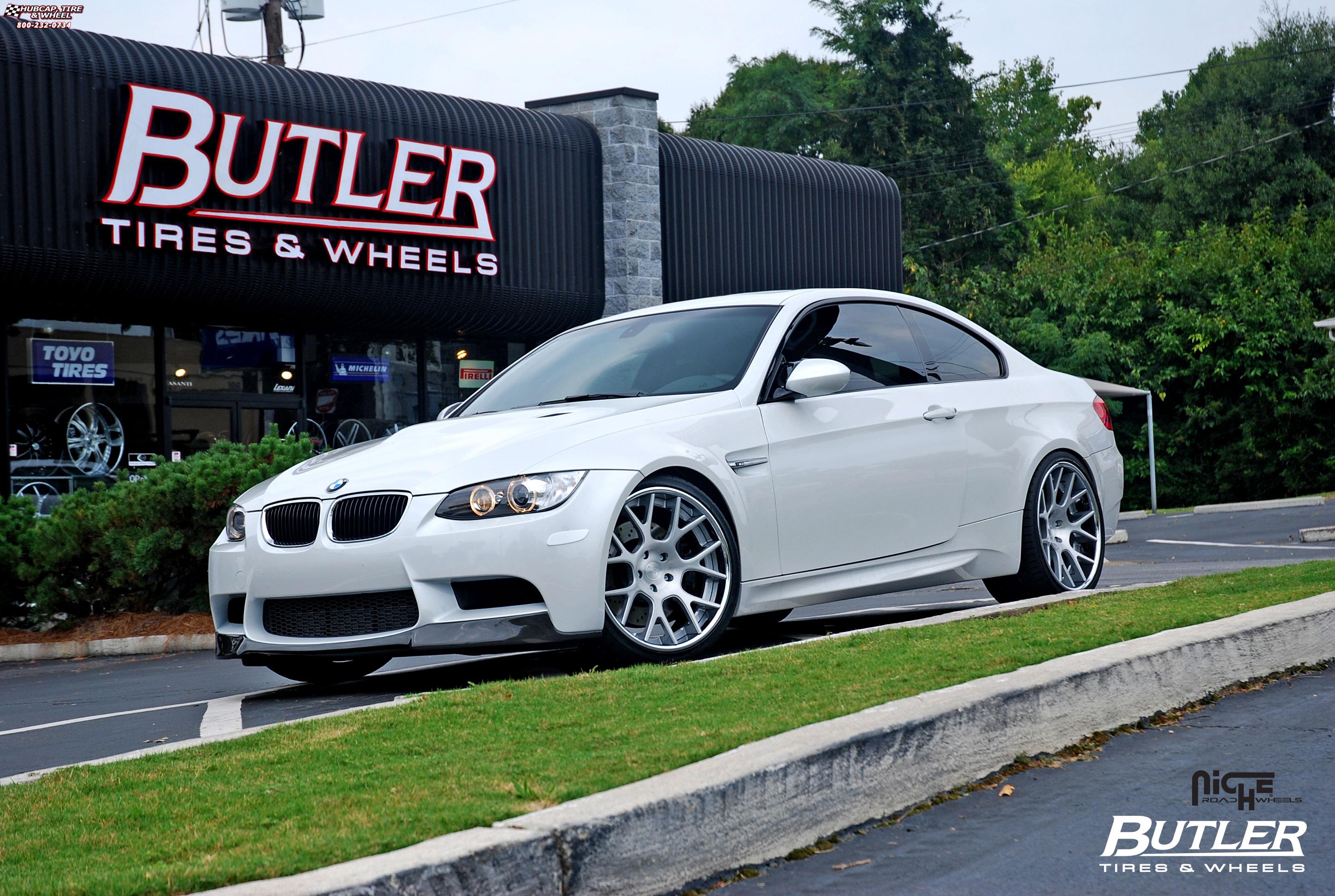 vehicle gallery/bmw m3 niche pulse  Brushed wheels and rims