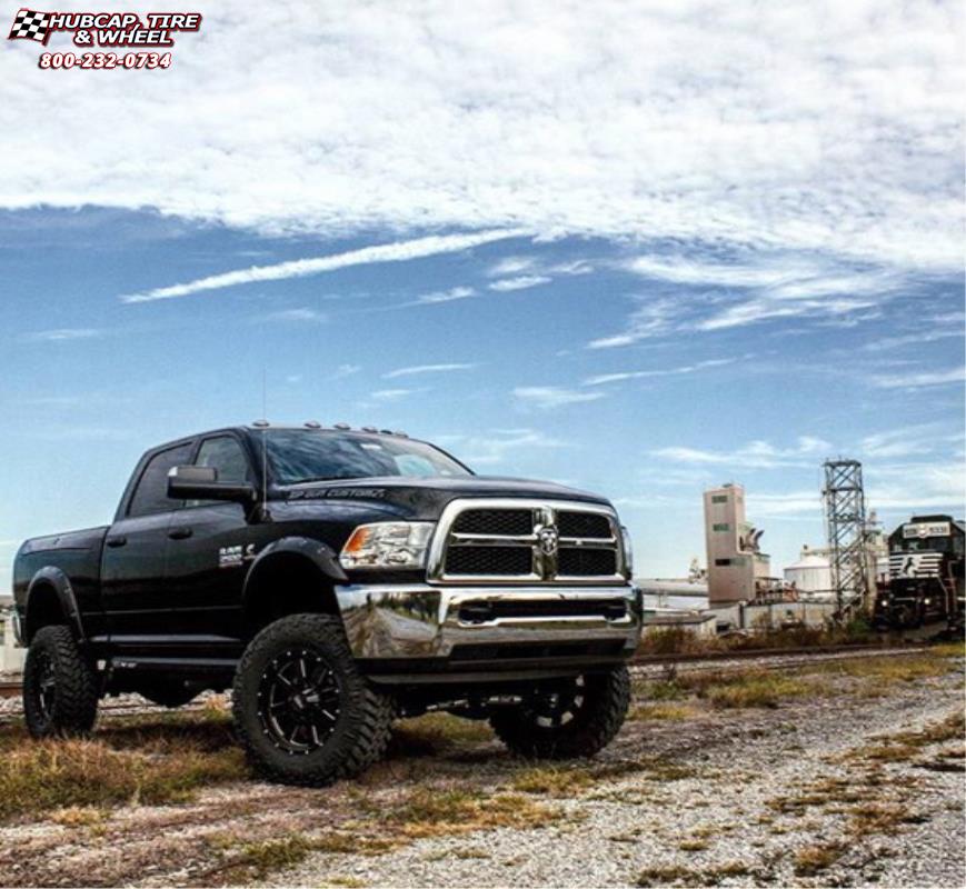 Dodge Ram 2500 Moto Metal MO962 Wheels Gloss Black & Milled