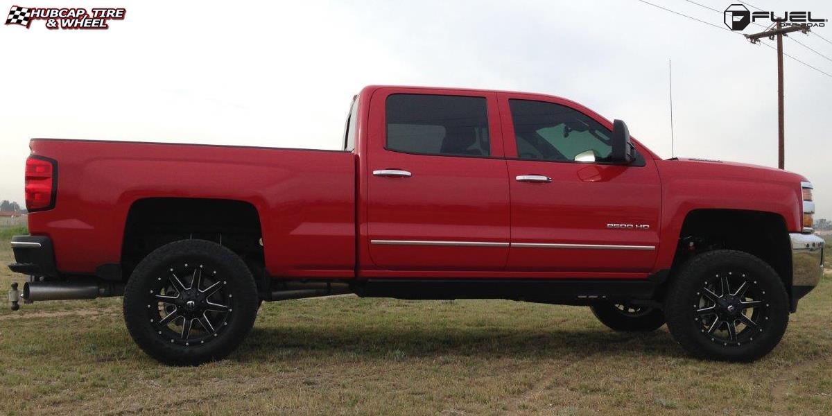 Chevrolet Silverado 1500 Fuel Maverick D538 Black & Milled 0 X 0