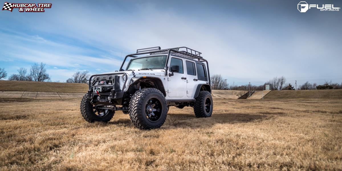 Jeep Wrangler Fuel Octane D509 Matte Black 20 X 12