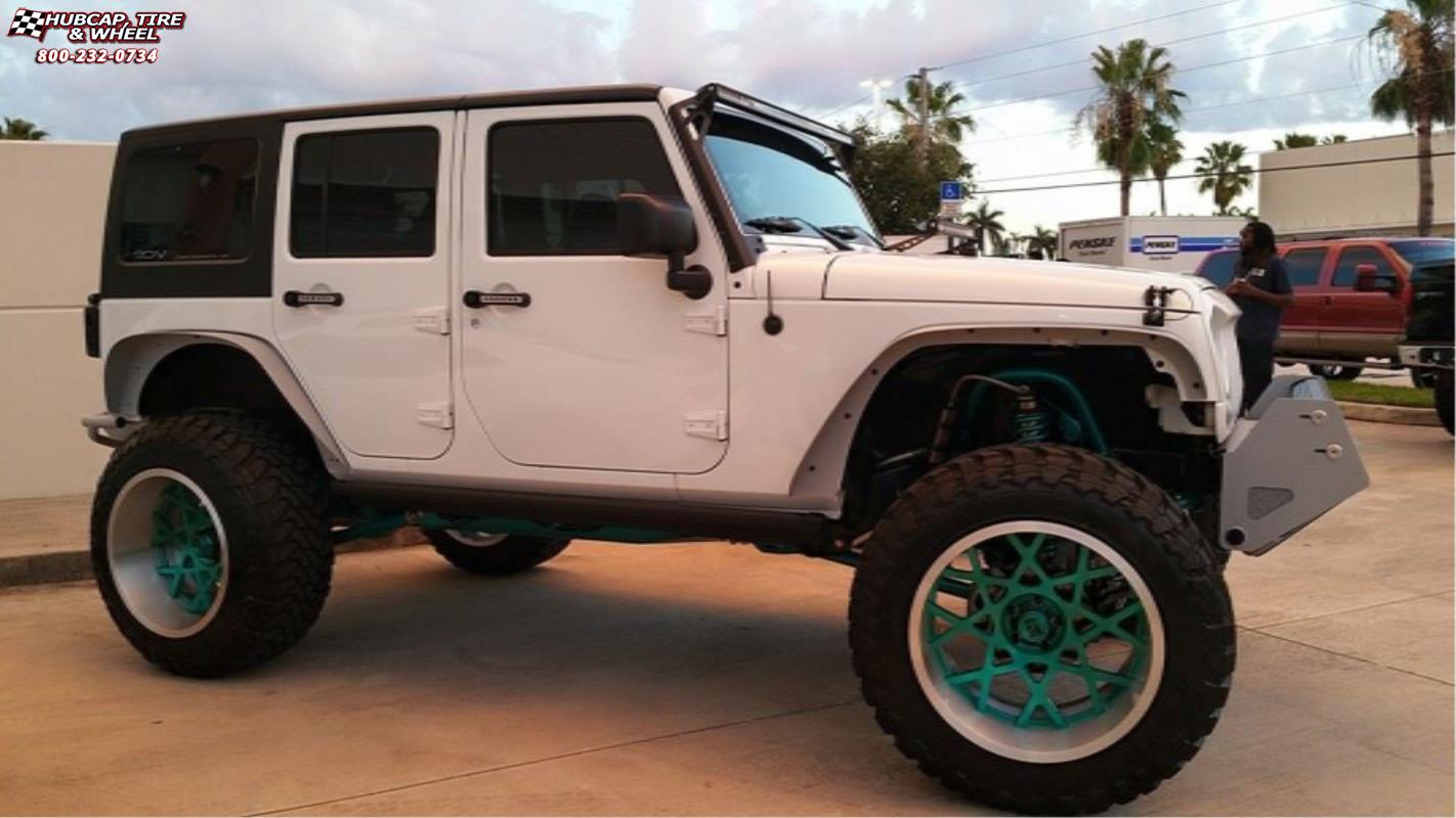 Jeep Wrangler XD Series XD403 Chopstix Teal