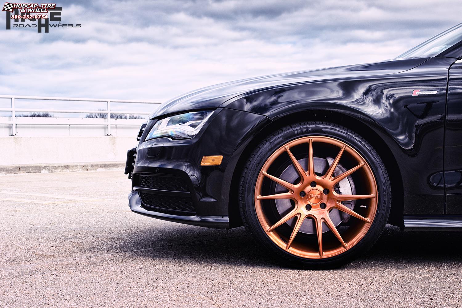 vehicle gallery/audi a7 niche vicenza 20x9  Brushed | Transparent Copper 1 wheels and rims