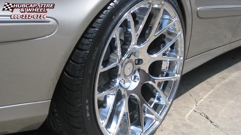 vehicle gallery/mercedes benz e350 niche circuit m108 20x85  Black & Machined wheels and rims