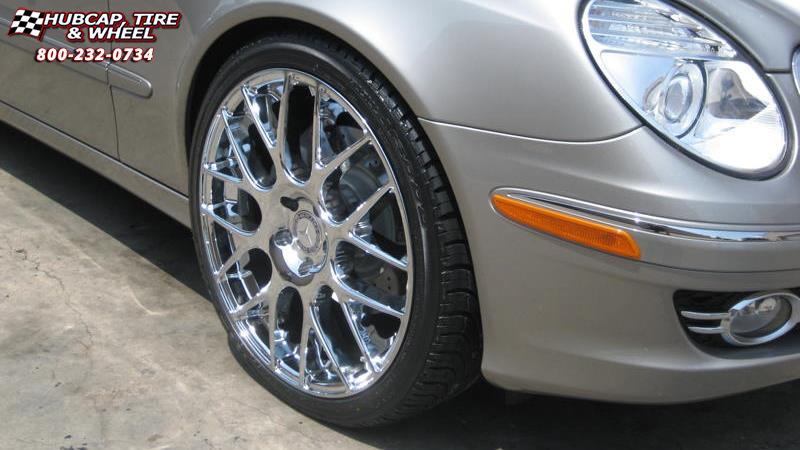 vehicle gallery/mercedes benz e350 niche circuit m108 20x85  Black & Machined wheels and rims