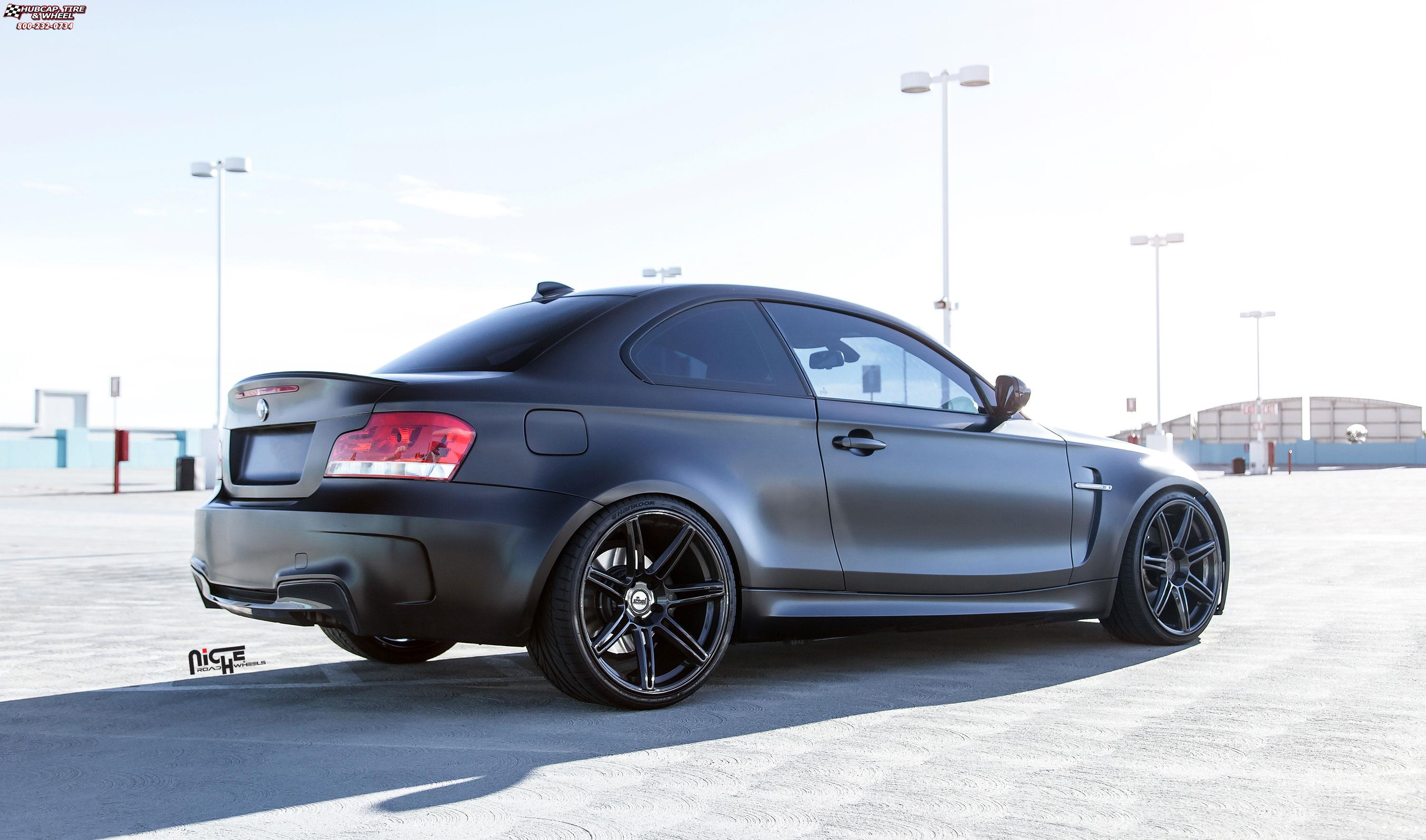 vehicle gallery/bmw m1 niche lucerne 20x9  Candy Black wheels and rims