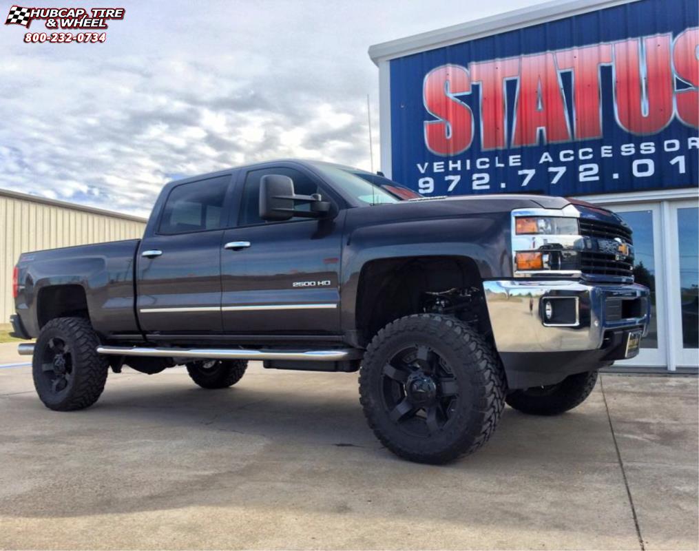 vehicle gallery/chevrolet silverado 2500 xd series xd811 rockstar 2   wheels and rims