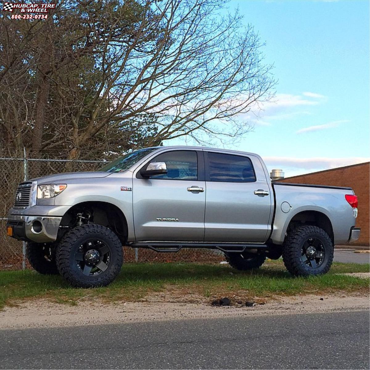 2010 Toyota Tundra XD Series XD775 Rockstar Wheels Matte Black