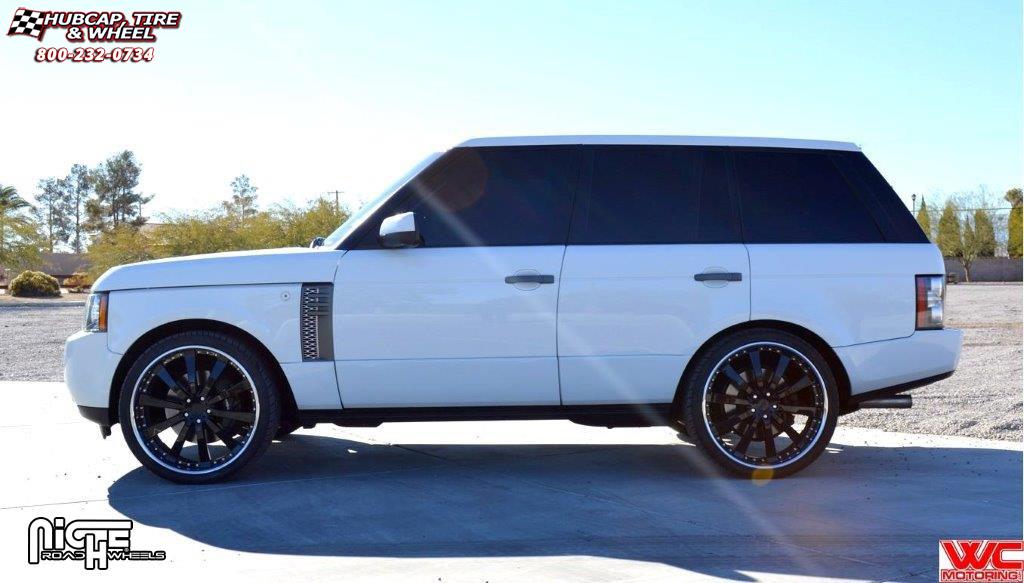 vehicle gallery/land rover range rover niche element  Candy Black wheels and rims