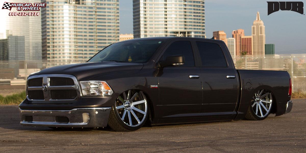 vehicle gallery/ram 1500 dub shot calla s120 26X10  Chrome wheels and rims