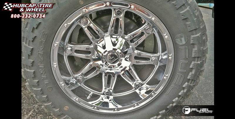 vehicle gallery/ford f 250 fuel hostage d530 20X10  Chrome wheels and rims