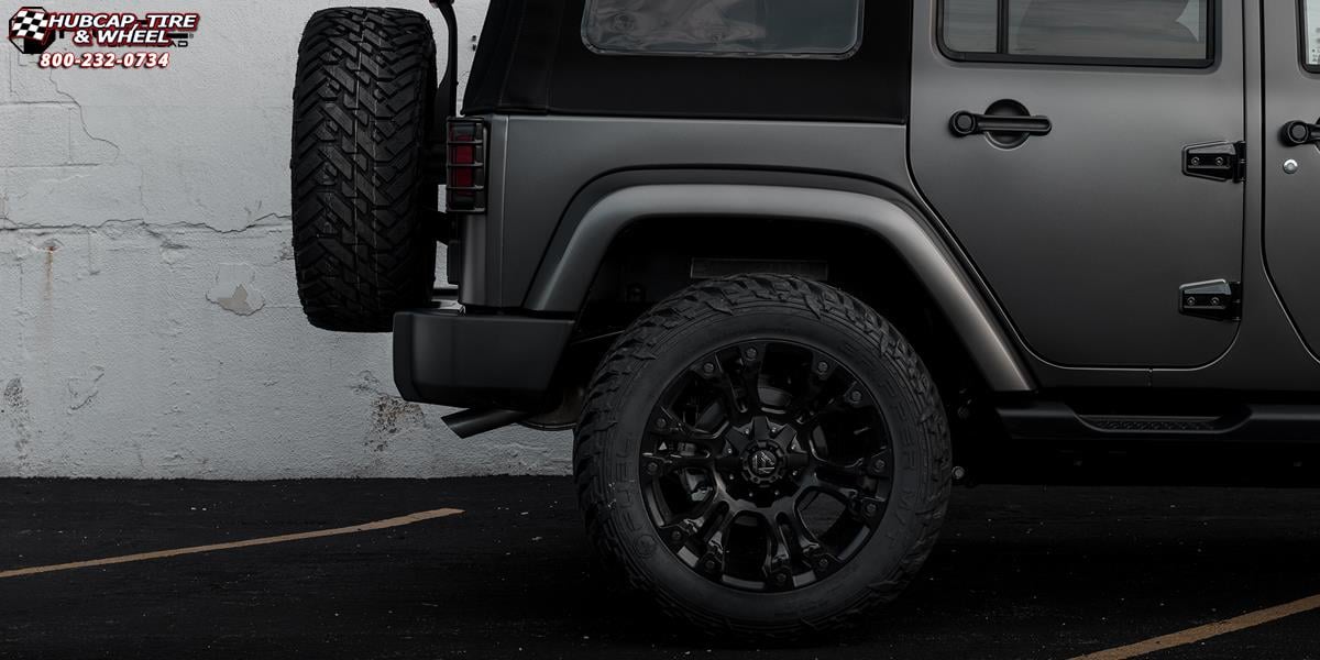 Jeep Wrangler Fuel Vapor D560 Matte Black 20 X 9