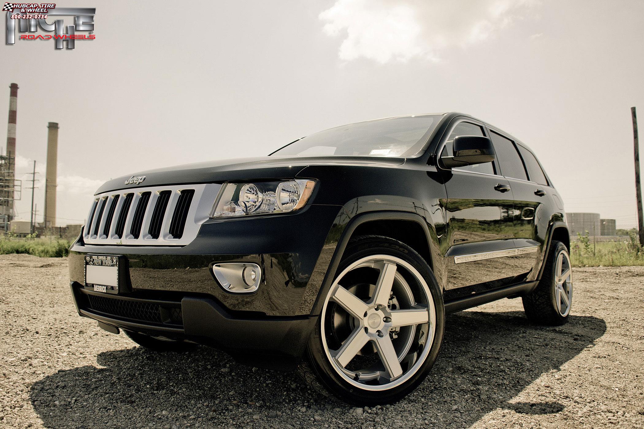 vehicle gallery/jeep cherokee niche nurburg m880  Matte Black / Black Stainless wheels and rims