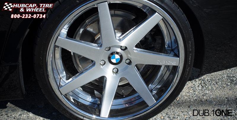 vehicle gallery/bmw 531i dub 7seven  Brushed Face, Hi Luster Windows wheels and rims