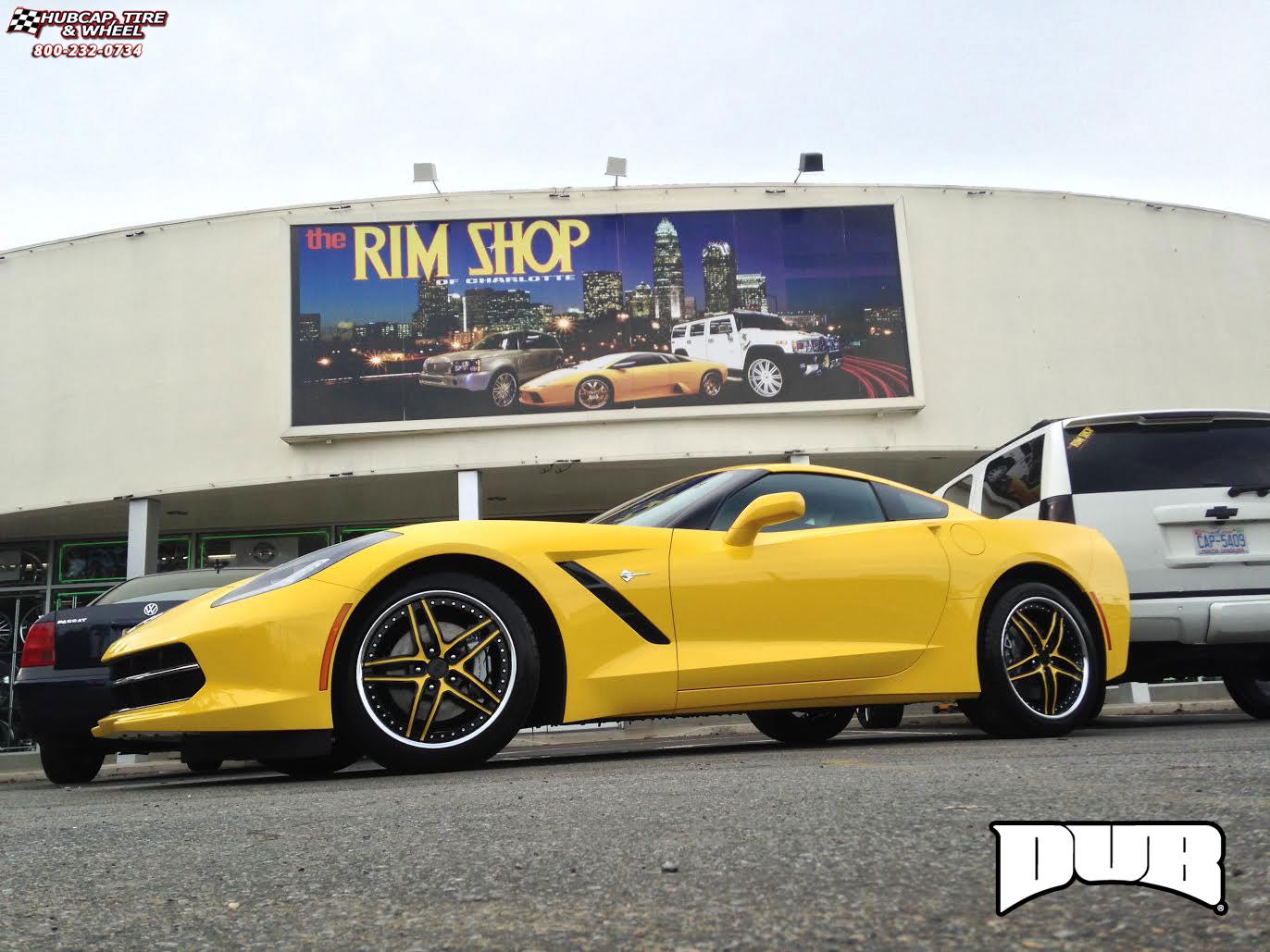 vehicle gallery/chevrolet corvette dub c16 axiom  Custom Color Finish wheels and rims