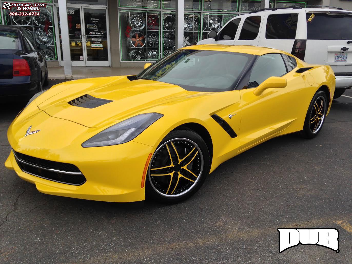 vehicle gallery/chevrolet corvette dub c16 axiom  Custom Color Finish wheels and rims