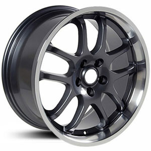 18x9 Infiniti G35 Sedan Replica Gunmetal w/Machined Lip HPO