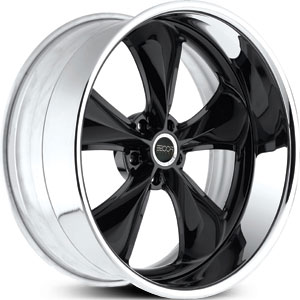 22 Foose Nitrous SE Black Center / Chrome Lip FWD