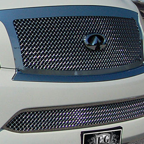 E&G Classics 2011-2014 Infiniti QX56 Grille 2 Pc Heavy Mesh Grille ...