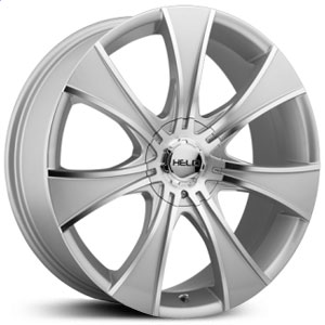 20x8.5 Helo 874 Silver w/ Machined Face MID