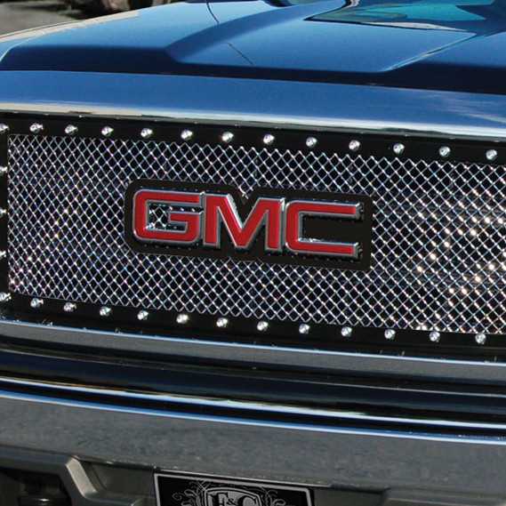 E&G Classics 2014-2015 GMC Sierra 1500 Grille E-Power Heavy Mesh Grille ...