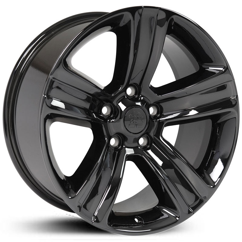 20x9 Dodge Ram 1500 DG65 Replica Black Chrome MID - 9507164