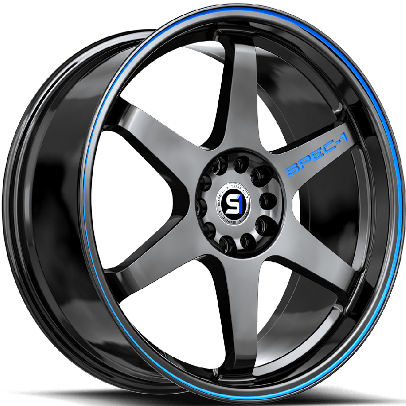 SPT-33 Gloss Black Blue Line