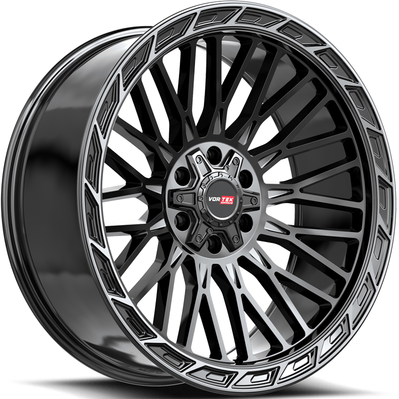 20x9 Vortek VRP-502 Forza Black Diamond Ring Tint MID