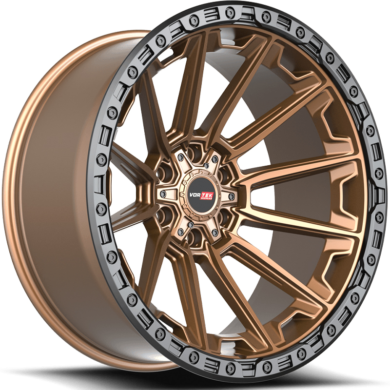 18x9 Vortek VRT-601 Spartan Matte Bronze Black Bead Ring REV