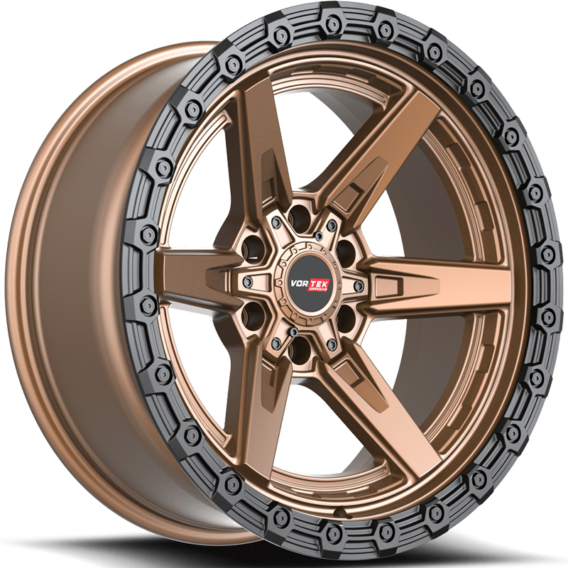 17x9 Vortek VRT-602 Argon Matte Bronze Black Bead Ring REV