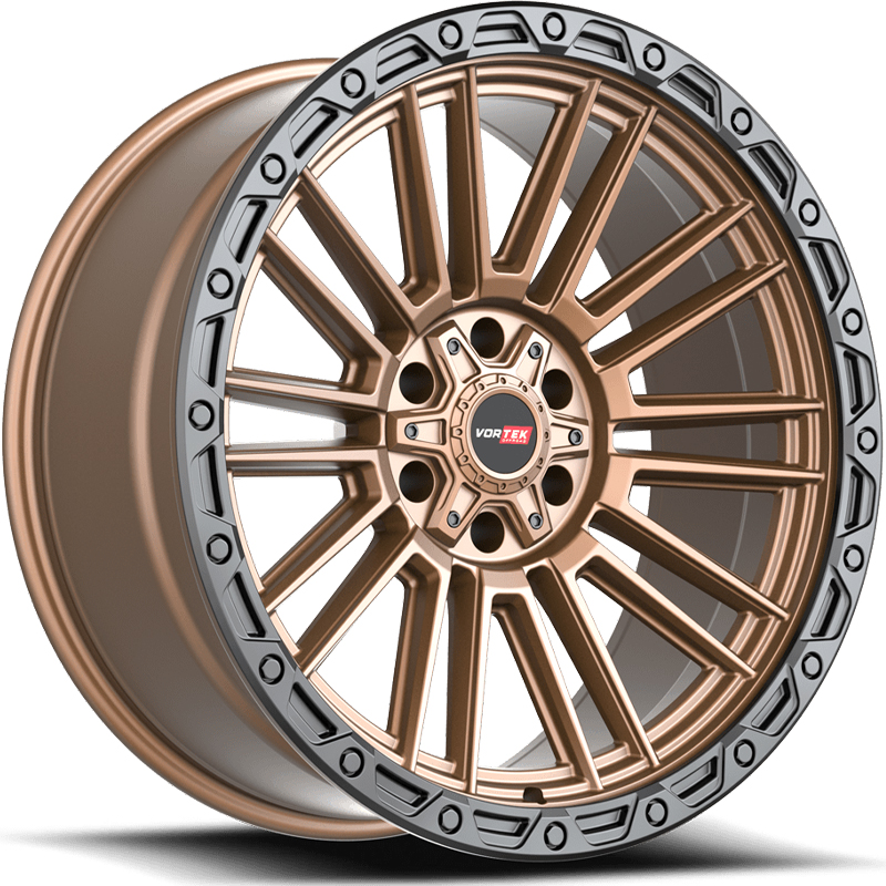 20x9.5 Vortek VRT-604 Zeus Matte Bronze Black Bead Ring MID